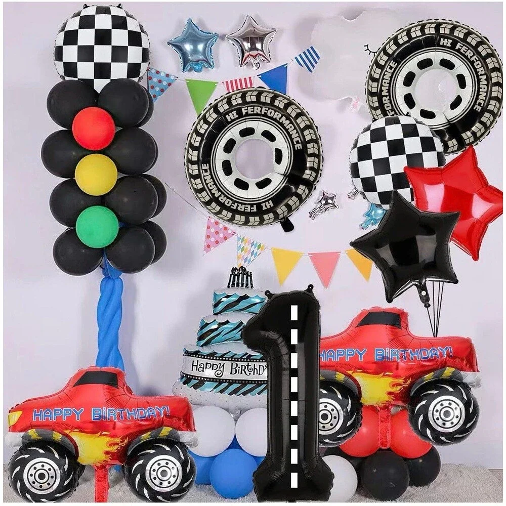 Truck 1st Birthday Balloon Decoration Set – New